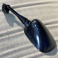 картинка Зеркала SCOOTER-M CBR600 LONG STAY CARBON left 16523 от магазина moto-bazar61.ru