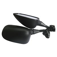 картинка Зеркала SCOOTER-M CBR929/954 SHORT STAY BLACK YS20174 от магазина moto-bazar61.ru