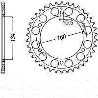 картинка Звезда ведомая SIFAM 25181CZ46N (JTR1307.46) от магазина moto-bazar61.ru