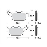картинка Тормозные колодки TRW MCB841SH от магазина moto-bazar61.ru