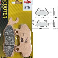 картинка Тормозные колодки, задние Sinter / SBS 197MS от магазина moto-bazar61.ru
