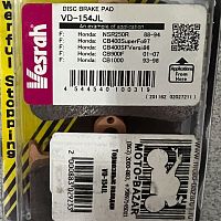картинка Тормозные колодки VD-154JL от магазина moto-bazar61.ru
