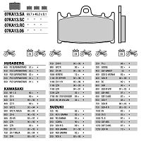 картинка Тормозные колодки BREMBO CARBON CERAMIC 07KA1306 от магазина moto-bazar61.ru