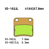 картинка Тормозные колодки VD-162SJL от магазина moto-bazar61.ru