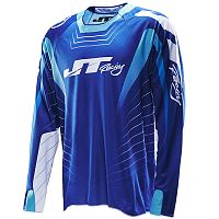 картинка Майка кроссовая JT Racing Hyper Lite Razor blue/wh L 201410804 L от магазина moto-bazar61.ru