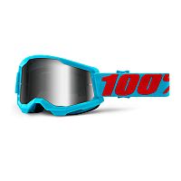 картинка Очки кроссовые 100% STRATA 2 Summit/mirror silver lens 50028-00011 от магазина moto-bazar61.ru