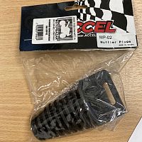 картинка Заглушка глушителя Accel size L MP-02 от магазина moto-bazar61.ru