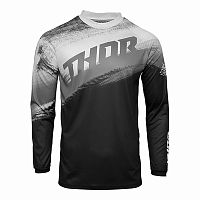 картинка Майка кроссовая THOR JERSEY Sector Vapor blk/wh XL 2910-6122 XL от магазина moto-bazar61.ru