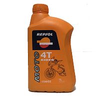 картинка Масло моторное REPSOL MOTO RIDER 4T 15W50 1L 6074/R от магазина moto-bazar61.ru