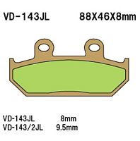 картинка Тормозные колодки VD-143/2JL от магазина moto-bazar61.ru