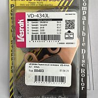 картинка Тормозные колодки VD-434JL от магазина moto-bazar61.ru