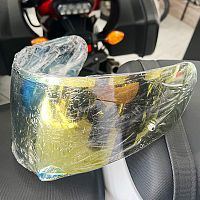картинка Визор HJC HJ-33 зеркальный-золото HHJ33G3000700 от магазина moto-bazar61.ru