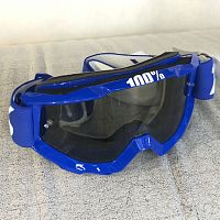 Очки кроссовые 100% Accuri Sand Reflex blue/gray smoke lens 50201-002-02 фото сбоку | Moto-Bazar