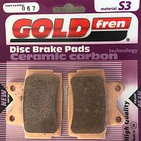 картинка Тормозные колодки GOLDfren S3 067 16312 от магазина moto-bazar61.ru