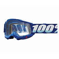 картинка Очки кроссовые 100% ACCURI 2 OTG blue/clear 50018-00002 от магазина moto-bazar61.ru
