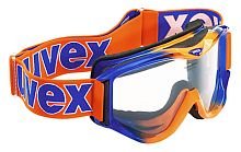 картинка Очки кроссовые UVEX FP 501 RACE WHITE/BLUE/ORANGE от магазина moto-bazar61.ru