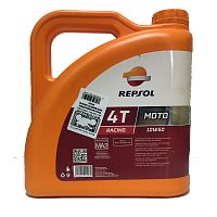 картинка Масло моторное REPSOL MOTO RACING 4T 10W50 4L 6015/R от магазина moto-bazar61.ru