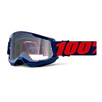 картинка Очки кроссовые 100% STRATA 2 Masego/clear lens 50027-00008 от магазина moto-bazar61.ru