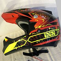 Шлем IXS 278 Kid 2.0 blk/yel/red 50 X12703-235-50 фото вид спереди | Moto-Bazar