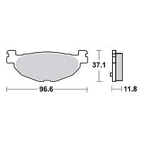картинка Тормозные колодки TRW MCB768 от магазина moto-bazar61.ru