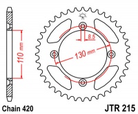 Звезда ведомая JT JTR215.50