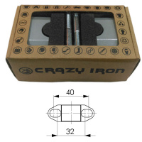 Проставки руля CRAZY IRON 25mm d-22mm 5136