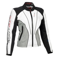 Куртка STR текстиль жен.SHERIDAN (черно,белый) XS