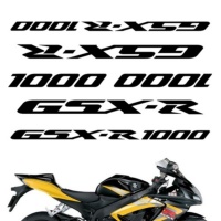 Наклейки CRAZY IRON SUZUKI GSX-R 1000 black 07148