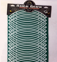 Наклейка на диск RASCAL GRAFIK green 488435