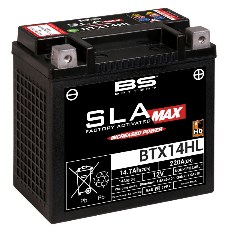 АКБ BS-Battery BTX14HL (FA) MAX (YTX14HL-BS) HD 18091