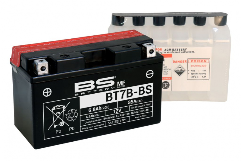 АКБ BS-Battery BT7B-BS (YT7B-BS) 17166