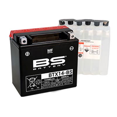 АКБ BS-Battery BTX14-BS (YTX14-BS) 16338