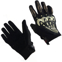 Перчатки HX Racing blk/white L 15864