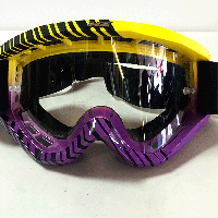 Очки кроссовые HZ Grid purple/yellow 31WF31