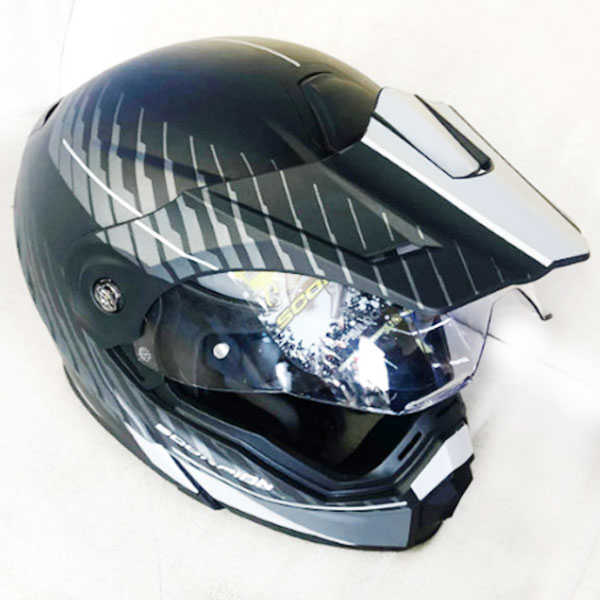 Scorpion Motorcycle helmets ADX 1 DUAL Black Mattt Silver