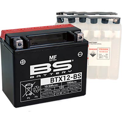 АКБ BS-Battery BTX12-BS (YTX12-BS) 16337