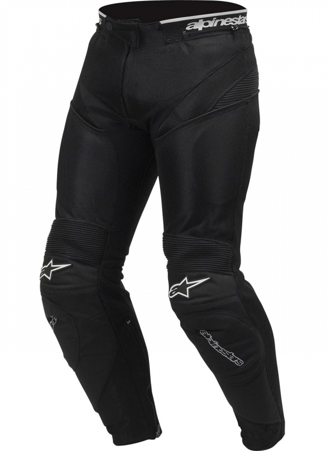 LEATHER TEXTILE PANTS BLACK 