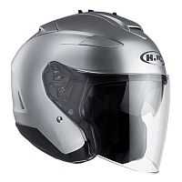 Шлем HJC IS-33 II SEMI FLAT CR silver XL фото вид спереди | Moto-Bazar