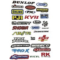 картинка Наклейки CRAZY IRON лого Бренды 6 cipr2010 от магазина moto-bazar61.ru