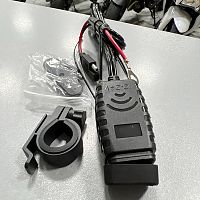 Розетка USB 60 Вт PD QC3.0  с вольтметром 19806 для мотоциклов - детальное фото