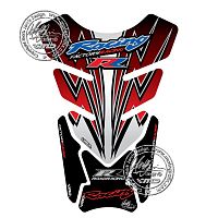 картинка Наклейка на бак MOTOGRAFIX HONDA BLACK/RED TH016RWB от магазина moto-bazar61.ru