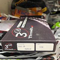 картинка Цепь ThreeD 520Z-118 Gold 30503 от магазина moto-bazar61.ru