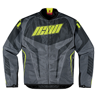 картинка Куртка ICON текстиль HOOLIGAN GREEN L 2820-2534 L от магазина moto-bazar61.ru