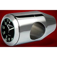картинка Часы на руль YAMAHA BULLET CLOCK, 1", WH от магазина moto-bazar61.ru