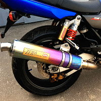 Мотоцикл HONDA CB 400 SFV NC39-1025149 2001 г.в. - вид спереди и сбоку