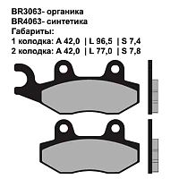 Тормозные колодки BRENTA BR4063 - купить в Ростове-на-Дону