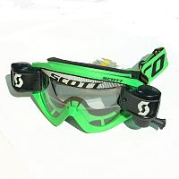 картинка Очки кроссовые SCOTT RecoilXi WFS blk/fluo green clear SC-246486-5401113 от магазина moto-bazar61.ru