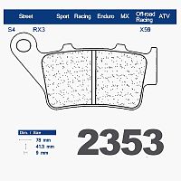 Тормозные колодки CL 2353X59 - купить в Ростове-на-Дону