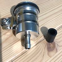картинка Тормозной бачок Accel rear SILVER BFT-01 silver от магазина moto-bazar61.ru