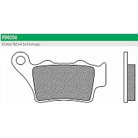 картинка Тормозные колодки New Fren FD0206X01 от магазина moto-bazar61.ru